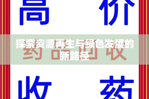 武汉探索资源再生与绿色发展的新路径