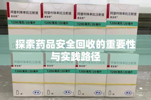 武汉探索药品安全回收的重要性与实践路径