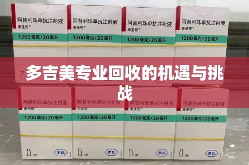 武汉多吉美专业回收的机遇与挑战